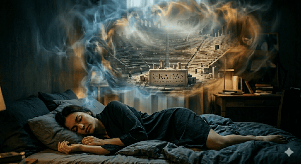 Soñar con gradas