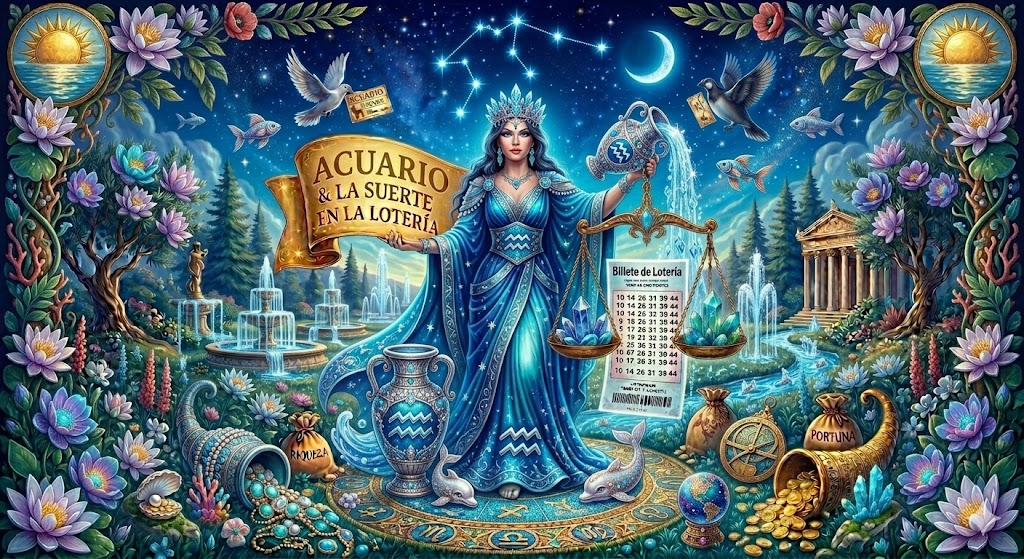 Acuario y la Suerte en la Lotería